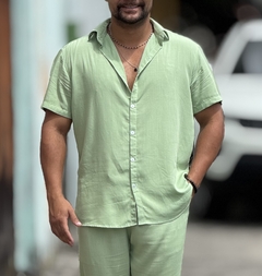 Camisa Verde Pistache unissex