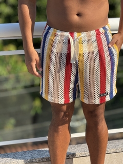 Short tricô Color unissex