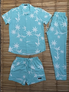 Camisa Kanir azul unissex na internet