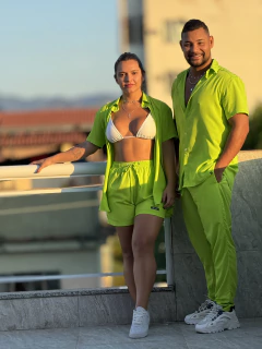 Camisa Verde Lima unissex - loja online