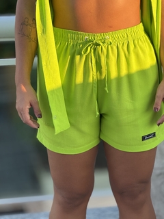 Short Verde Lima unissex - comprar online
