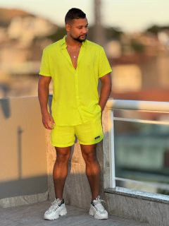 Camisa Verde Lima unissex na internet