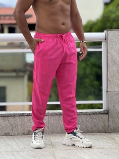 Calça Rosa Babalu unissex - comprar online