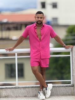 Short Rosa Babalu unissex - Bernardo C