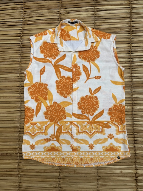 Camisa Oasis Amarelo Sem manga - comprar online