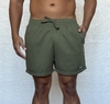 Short Linho Verde Musgo unissex - comprar online