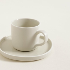 SET DE TAZA Y PLATO DE PORCELANA - comprar online