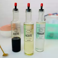Botella para aceite , aceto, vinagre