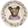 Plato ilustrado Oso