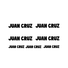 Imagen de Nombres DTF - Bold