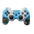 Joystick Dualshock inalámbrico Bluetooth para Playstation 3 con diseño de la bandera argentina y la imagen de Messi.