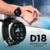 Reloj Inteligente Smartwatch D18 con Monitor Cardíaco y de Actividad - tienda online