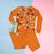PIJAMA KIDS DEPORTES NARANJA INVIERNO - comprar online