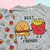 PIJAMA KIDS BEST FRIENDS GRIS - comprar online