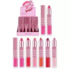 CAJA X36 LABIAL DUO FEELS - RUBY ROSE (HB-8608)