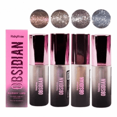 LABIAL GLOSSY OBSIDIAN - RUBY ROSE (COLORES SURTIDOS) (HB-7200) - tienda online