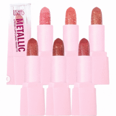 LABIAL METALLIC GLITTER - USHAS (COLORES SURTIDOS) - comprar online