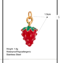 Dije mini frutilla en internet