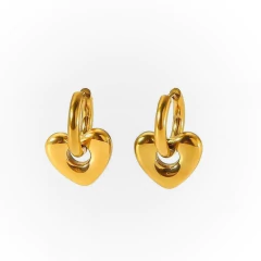 Aros corazón (par)