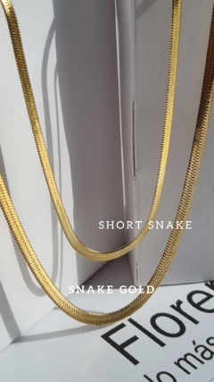 Cadena Snake gold - tienda online