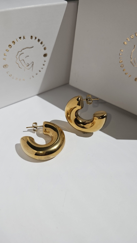 Aros donut gold (par) - comprar online