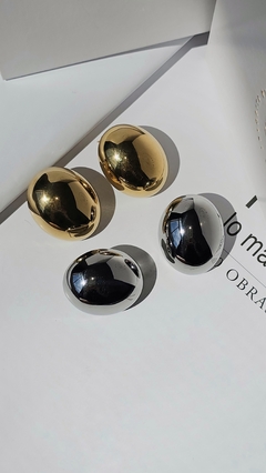 Aros Dome silver (par) - comprar online