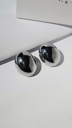 Aros Dome silver (par) - AfroditaStudio