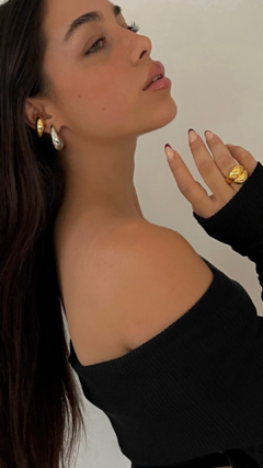 Tear drop silver (par) - tienda online