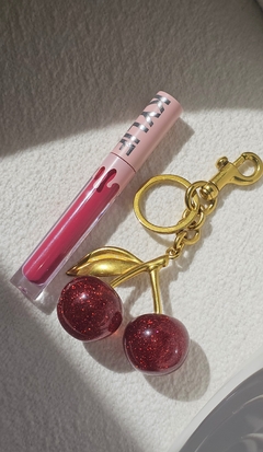Cherry bag charm