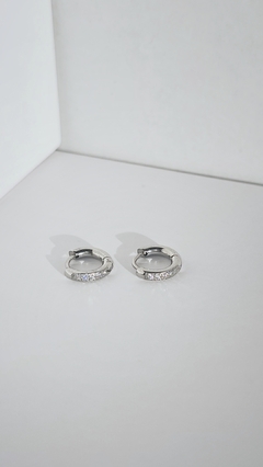 Baby shine silver 10 mm (par) - AfroditaStudio