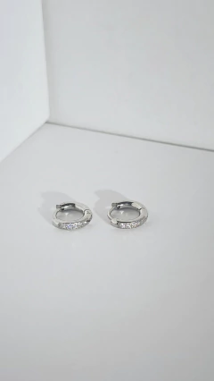 Baby shine silver 10 mm (par) - AfroditaStudio