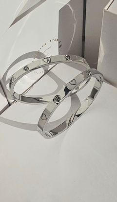 Esclava love plateada - comprar online