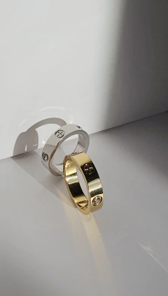 Anillo cartier plateado - AfroditaStudio
