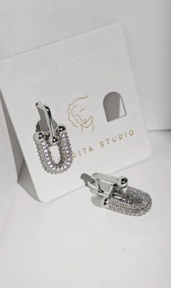 Aros Afrodita silver - tienda online