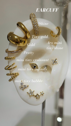Earcuff tiny gold (unidad) - AfroditaStudio