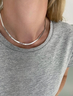 Snake short silver - AfroditaStudio