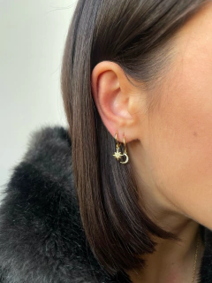 Aros moon & star (par) - AfroditaStudio