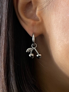 Aros cherry silver (par) - comprar online
