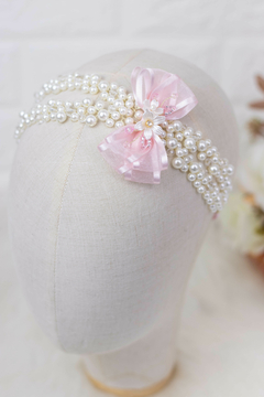 Headband com laço voil