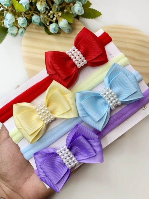 Laço Sofia com pérolas (unidade)