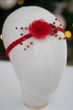 Tiara de Flor Organza - comprar online