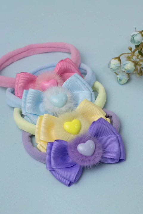 Laço Cecília Duplo com pompom - comprar online