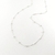 Collar con bolitas de plata