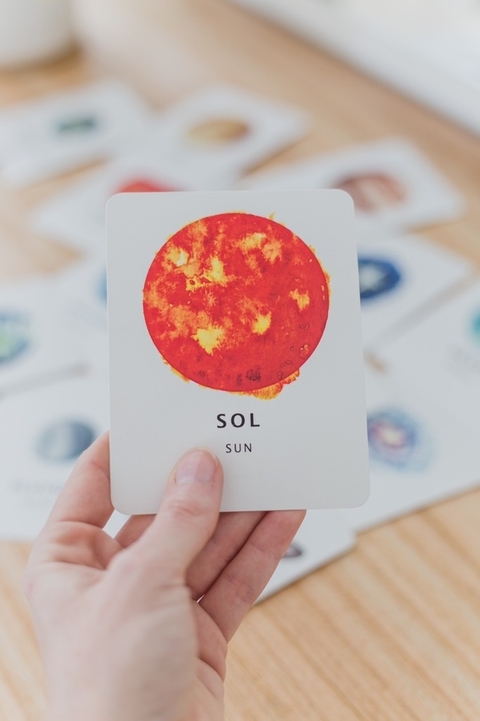 Flash cards Sistema solar