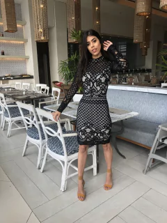 Vestido Renda Preta - comprar online