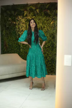 Verde de Renda com paetês - Erica Rafaelly