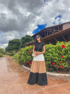 Vestido longo 3 cores - Erica Rafaelly