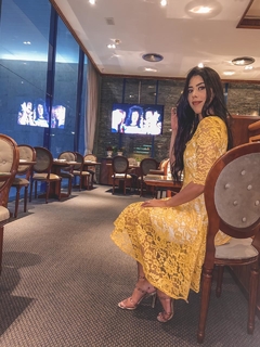 Amarelo rodadinho de renda - comprar online