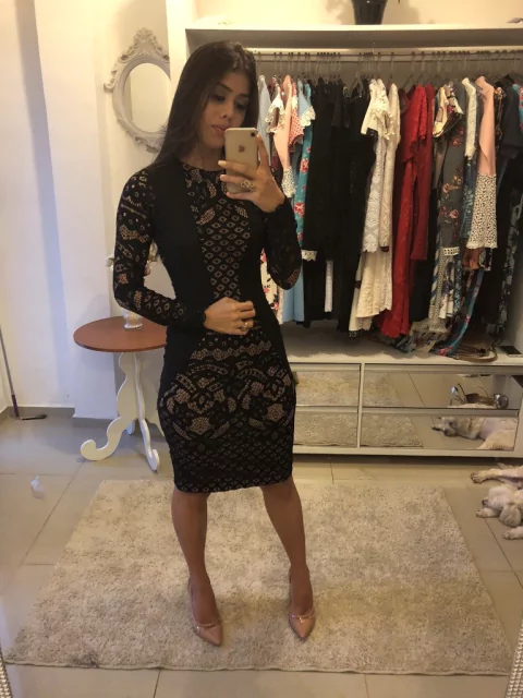 Vestido Renda centralizada