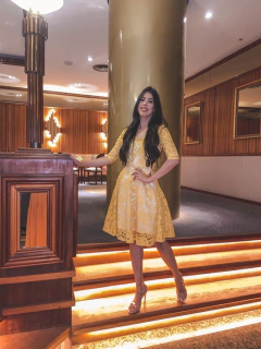 Amarelo rodadinho de renda - loja online